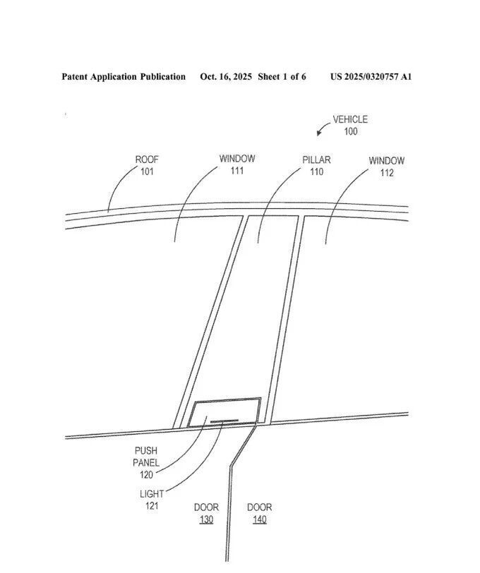 頂住壓力徹底取消門把手,特斯拉全新門把手專利曝光,風阻安全如何選? 圖片